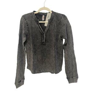 Revolve Mono b Waffle Thermal Athleisure Top NWT